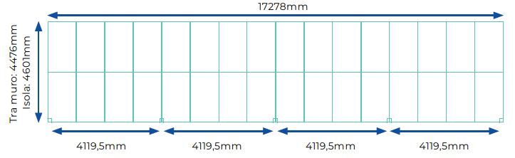 Pergola fotovoltaica 14 KW configurazione a Pergola fotovoltaica 14 KW configurazione a