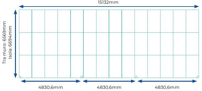 Pergola fotovoltaica 18 KW configurazione a Pergola fotovoltaica 18 KW configurazione a