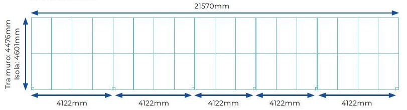 Pergola fotovoltaica 18 KW configurazione b Pergola fotovoltaica 18 KW configurazione b