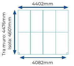 Pergola fotovoltaica 4 KW configurazione b Pergola fotovoltaica 4 KW configurazione b