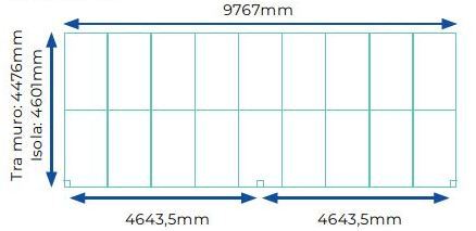 Pergola fotovoltaica 8 KW configurazione a Pergola fotovoltaica 8 KW configurazione a