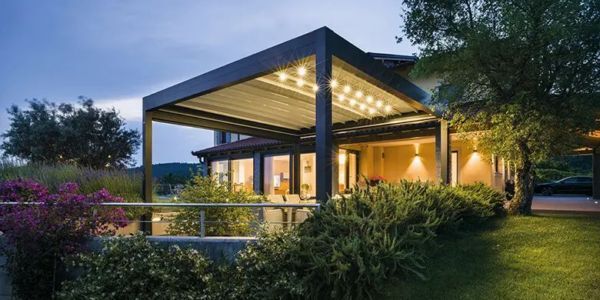 Pergola ad impacchettamento a 90 gradi